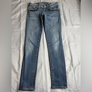 Miss Me Light Blue Straight Leg Jeans